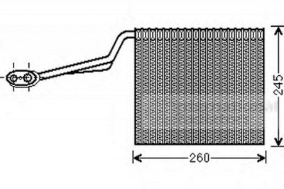 VAN WEZEL 0300v315 -  Испаритель, кондиционер